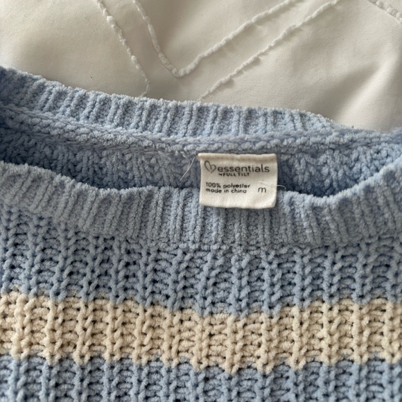 tilly’s blue and white striped knitted sweater - Picture 2 of 3